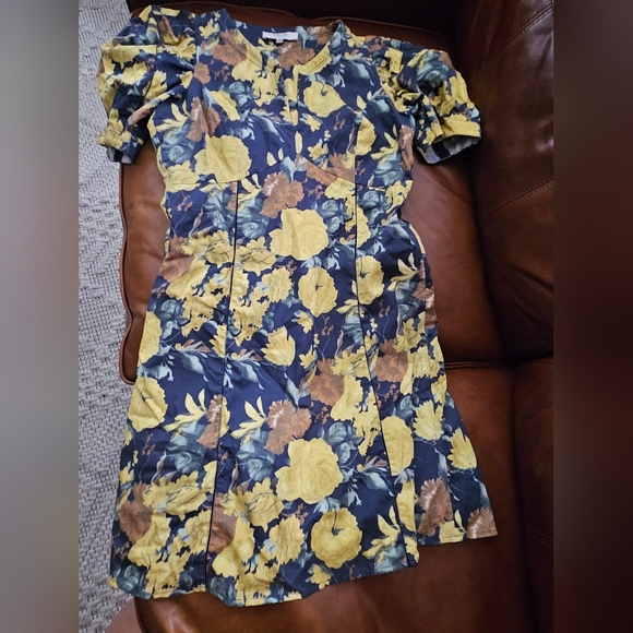 Sea New York Ella Puff Sleeve Dress Size 6 - Picture 3 of 5